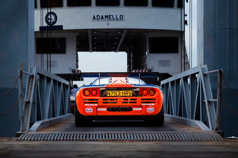 Vehicle drive-on ferry boarding for Irish Ferries crossing