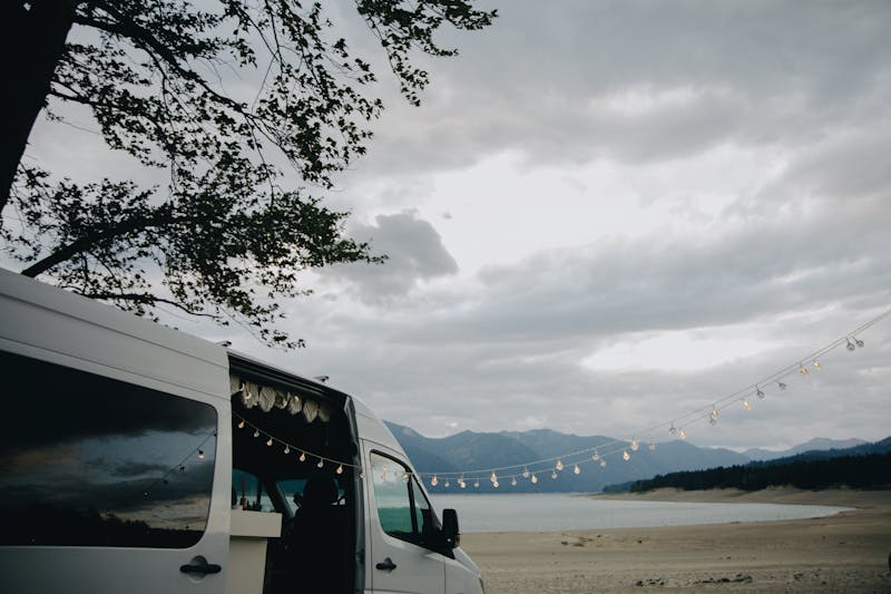 Motorhome campervan aboard Irish Ferries France route